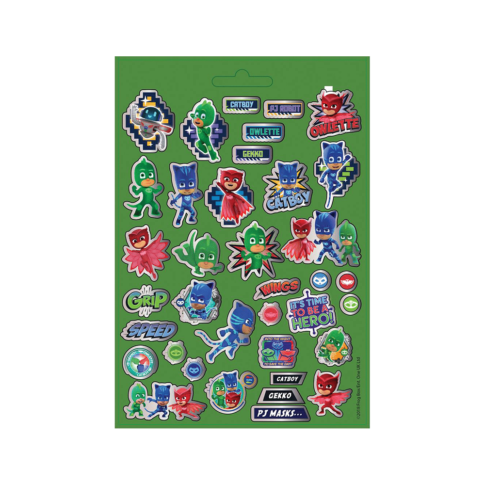 The Littlies Αυτοκολλητα Pj Masks Μπλοκ 300 Τμχ. 14,5Χ21,5 Εκ.