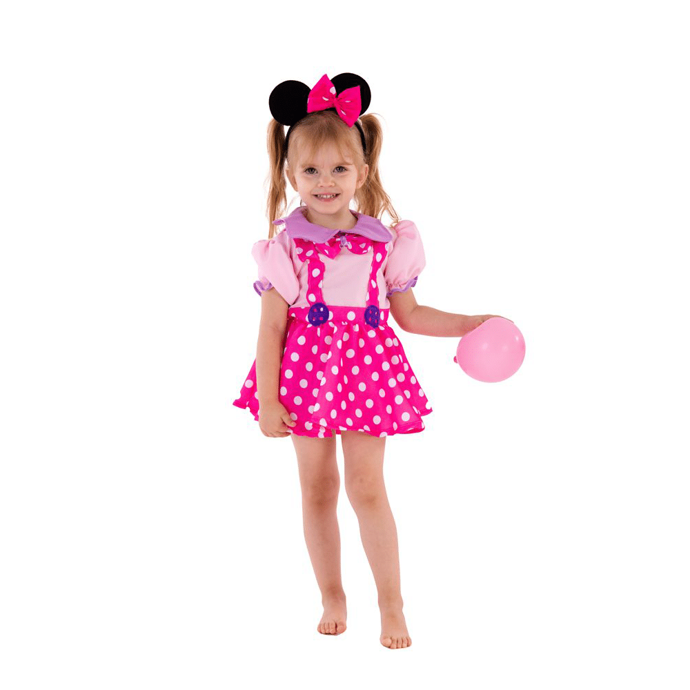 Fun Fashion Αποκριατικη Στολη Pink Mouse Bebe