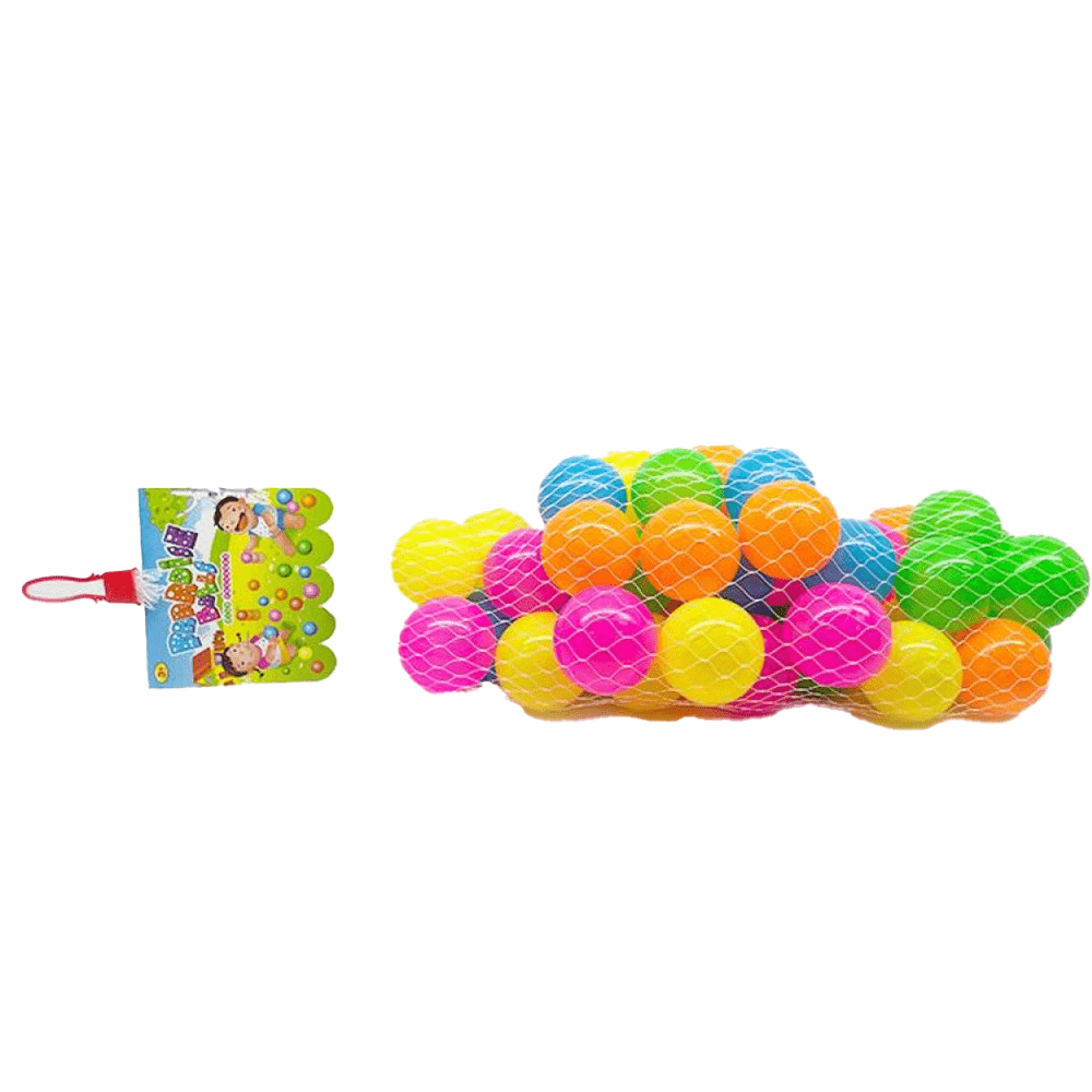 TrademarktΜπαλες Παιδοτοπου Πλαστικες 7Cm Fluo Χρωματα 50Pcspapell.gr