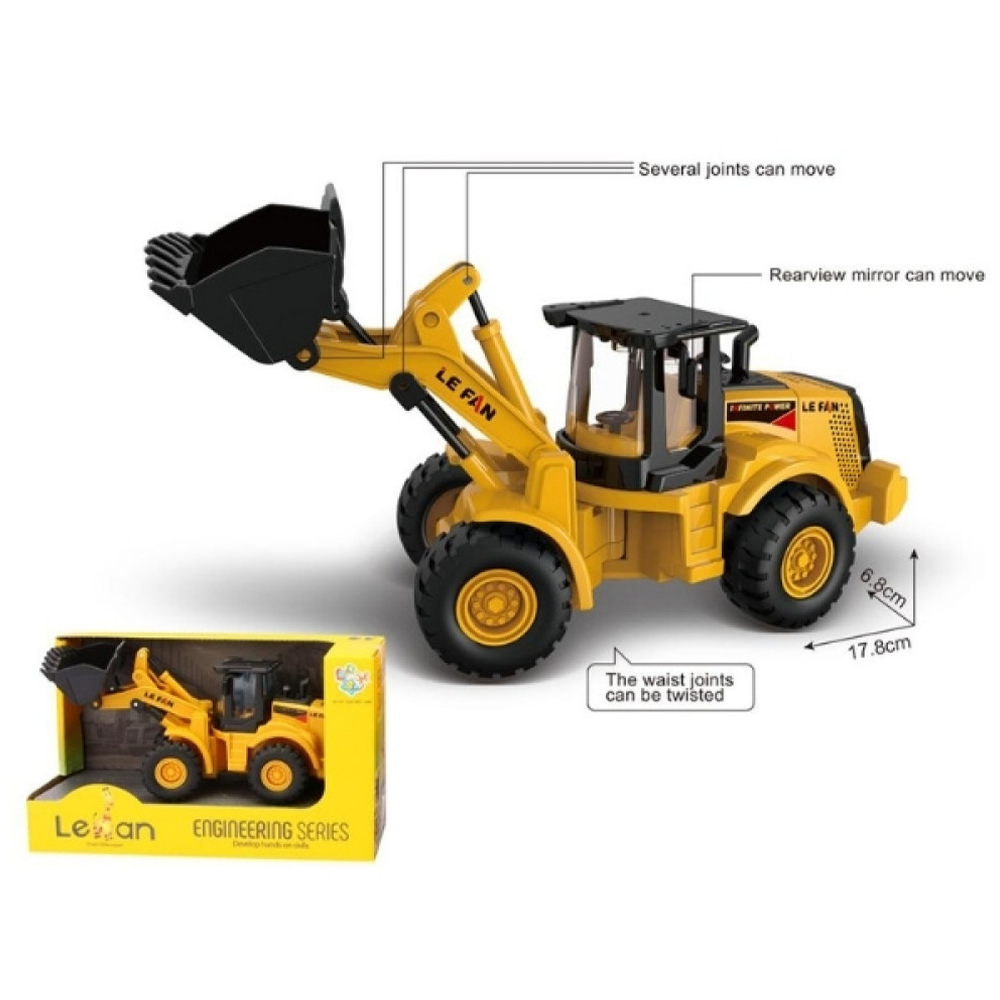 TrademarktLefan Δομικό Όχημα Μπουλντόζα 18εκpapell.gr