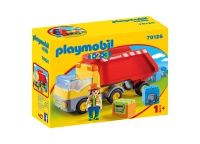 70126 Playmobil Ανατρεπομενο Φορτηγο Με Εργατη