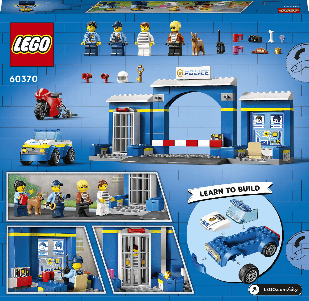 60370 Lego City Police Station Chase