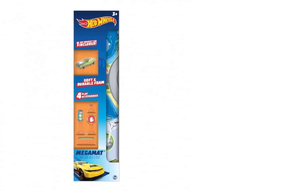 Megamat Deluxe Αφρωδες Χαλακι 78Χ36 Εκ Με Αυτοκινητακι Hot Wheels
