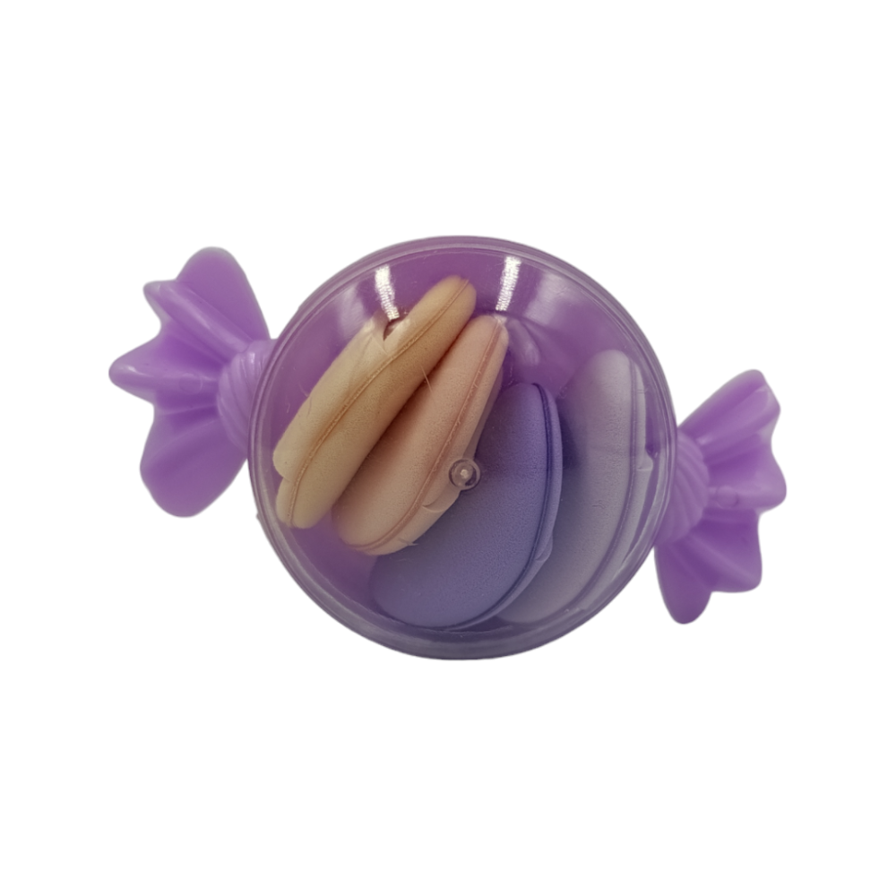 Σφουγγαράκια Μακιγιάζ Σε Θήκη Καραμέλα 4Τμχ