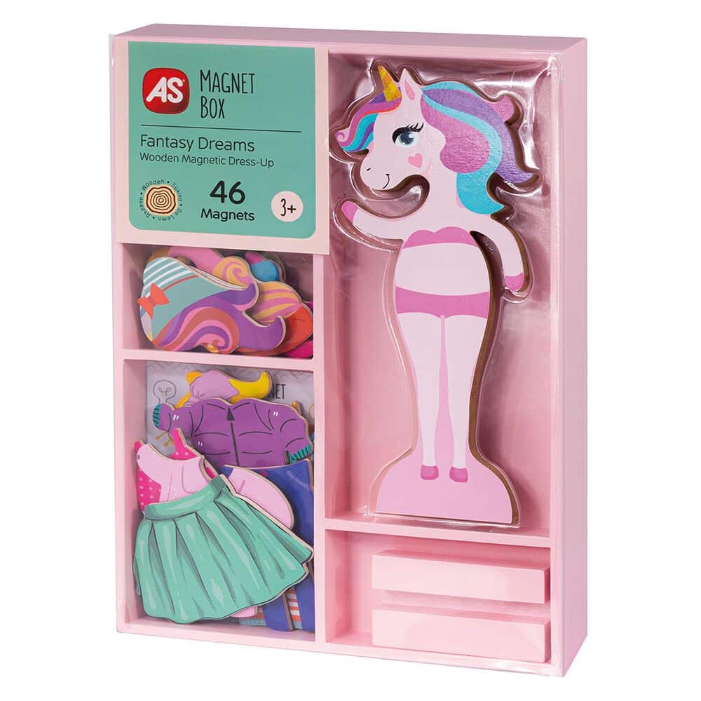 As Magnet Box Fantasy Dreams Dress - Up 46 Εκπαιδευτικοι Ξυλινοι Μαγνητες