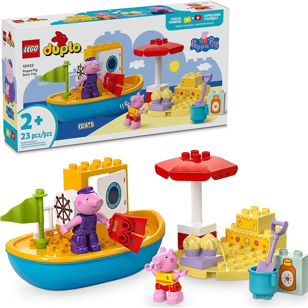 10432 Lego Duplo Πέππα Το Γουρουνάκι - Βόλτα Με Πλοίο