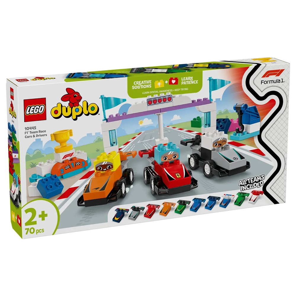 Lego10445 Lego Duplo F1 Team Race Cars & Driverspapell.gr