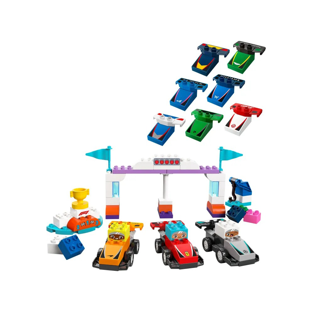 Lego10445 Lego Duplo F1 Team Race Cars & Driverspapell.gr