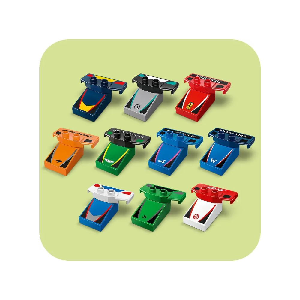 Lego10445 Lego Duplo F1 Team Race Cars & Driverspapell.gr