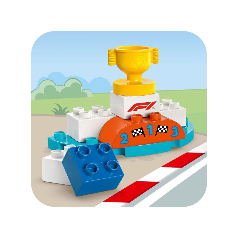 Lego10445 Lego Duplo F1 Team Race Cars & Driverspapell.gr