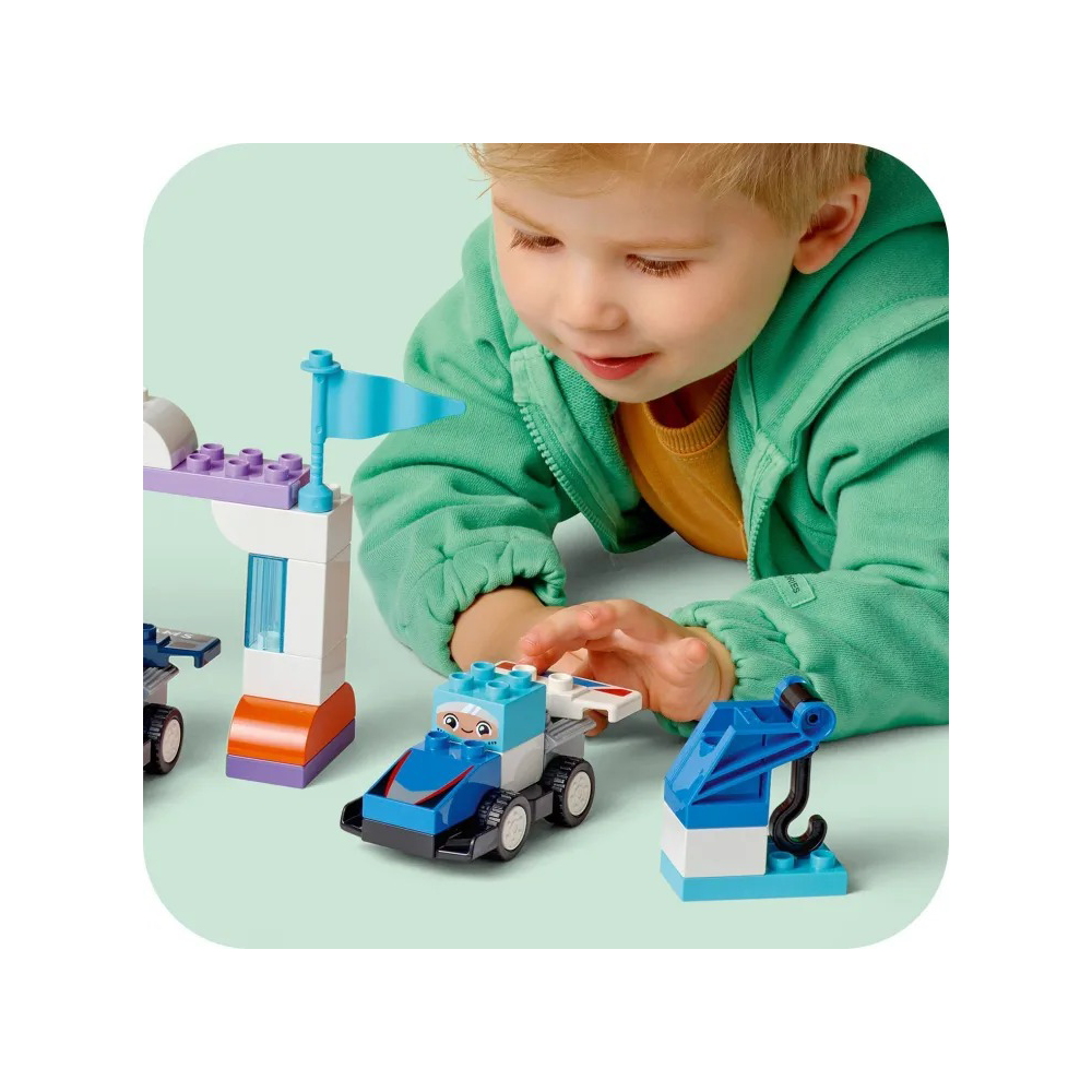 Lego10445 Lego Duplo F1 Team Race Cars & Driverspapell.gr