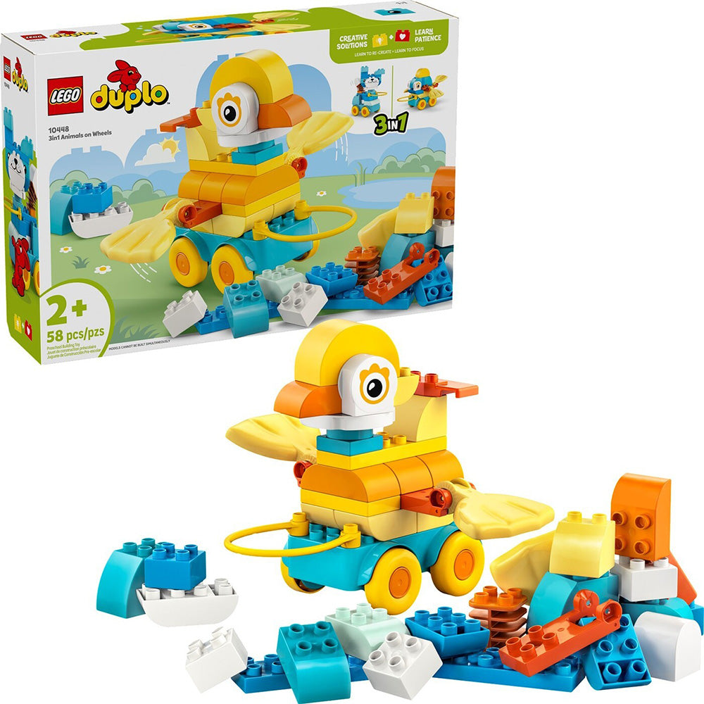 10448 Lego Dublo 3 In 1 Animals On Wheels