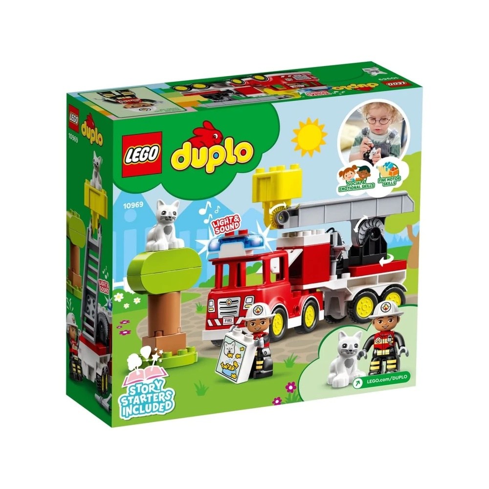 Lego10969 Lego Duplo Fire Truck Πυροσβεστικό Φορτηγόpapell.gr