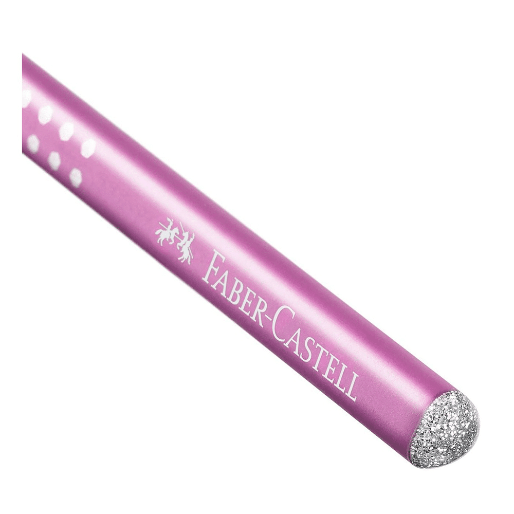 Faber Castell Μολυβι Grip Ii Sparkle Ροζ