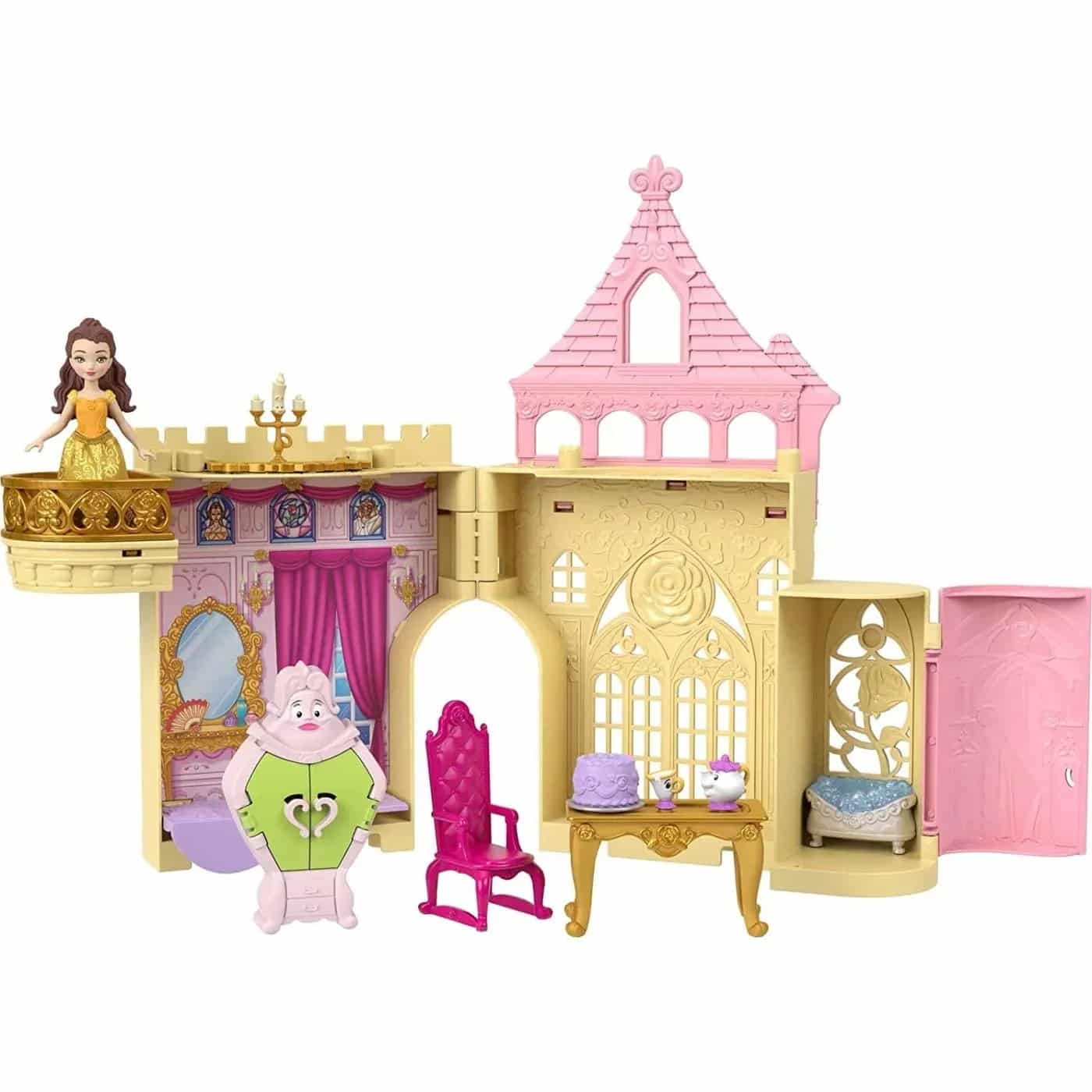 Mattel Disney Princess Μινι Κουκλες- Το Παλατι Της Πενταμορφης