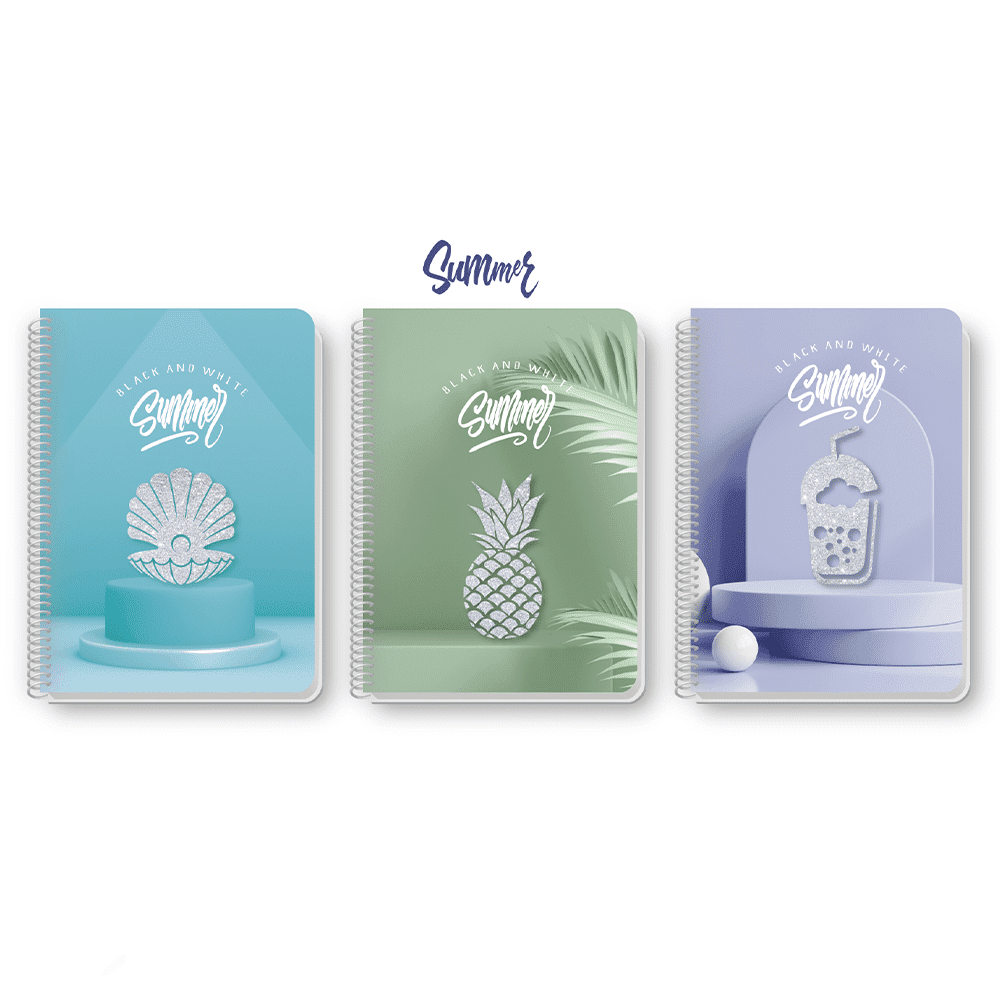 BLACK & WHITEBlack & White Τετράδιο Σπιράλ Summerpapell.gr