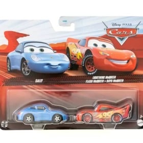 Mattel Cars Αυτοκινητακια - Σετ Των 2 Sally And Lightning Mc Queen