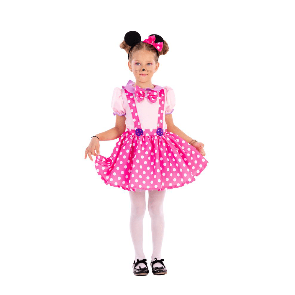 Fun Fashion Αποκριατικη Στολη Pink Mouse