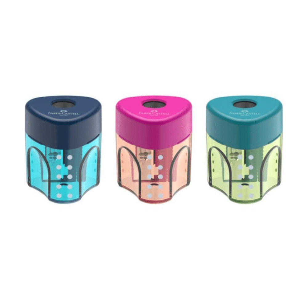Faber Castell Ξυστρα Βαρελακι Grip Mini 3 Χρωματα