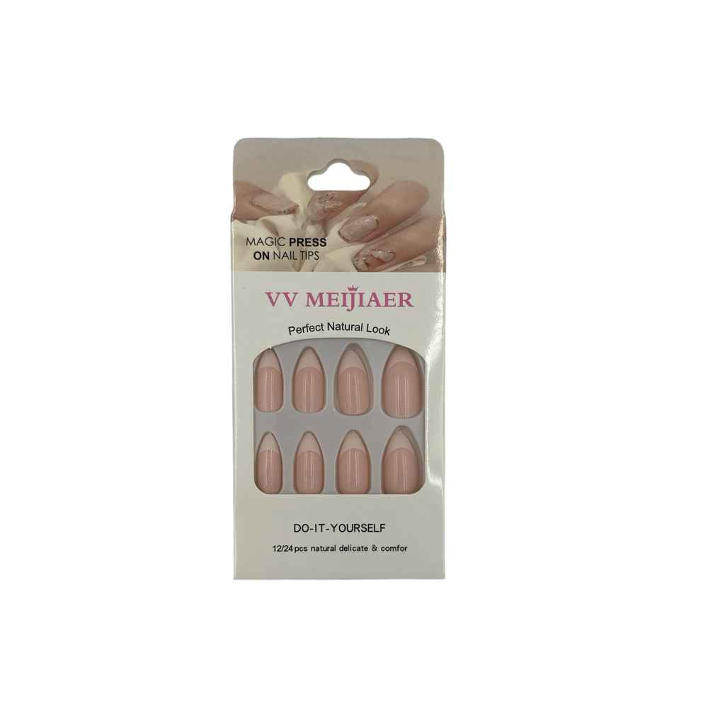 OEMΤεχνητά νύχια Γαλλικό Αμυγδαλωτό 12 τμχpapell.gr