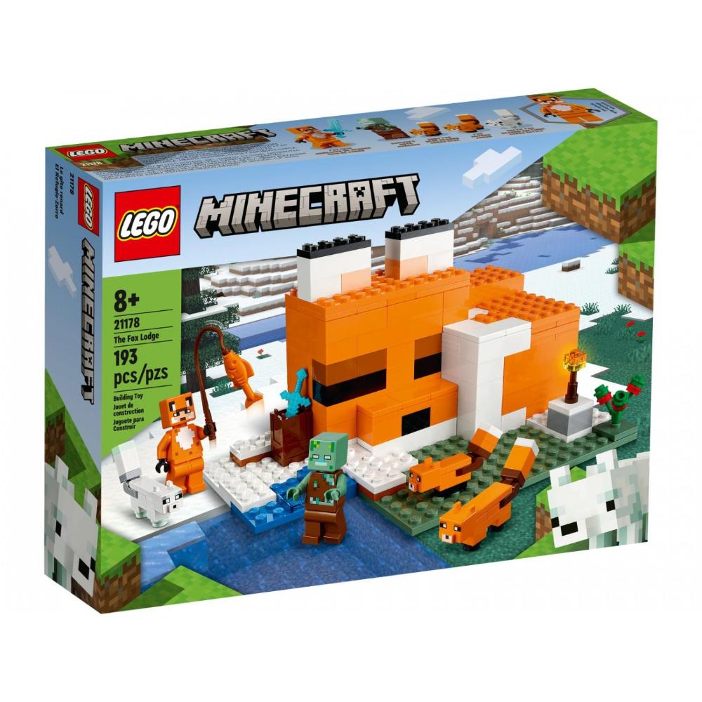 Lego21178 Lego Minecraft Fox Η Καλύβα Των Αλεπούδωνpapell.gr