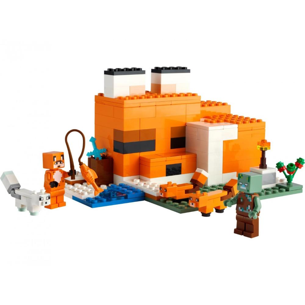 Lego21178 Lego Minecraft Fox Η Καλύβα Των Αλεπούδωνpapell.gr