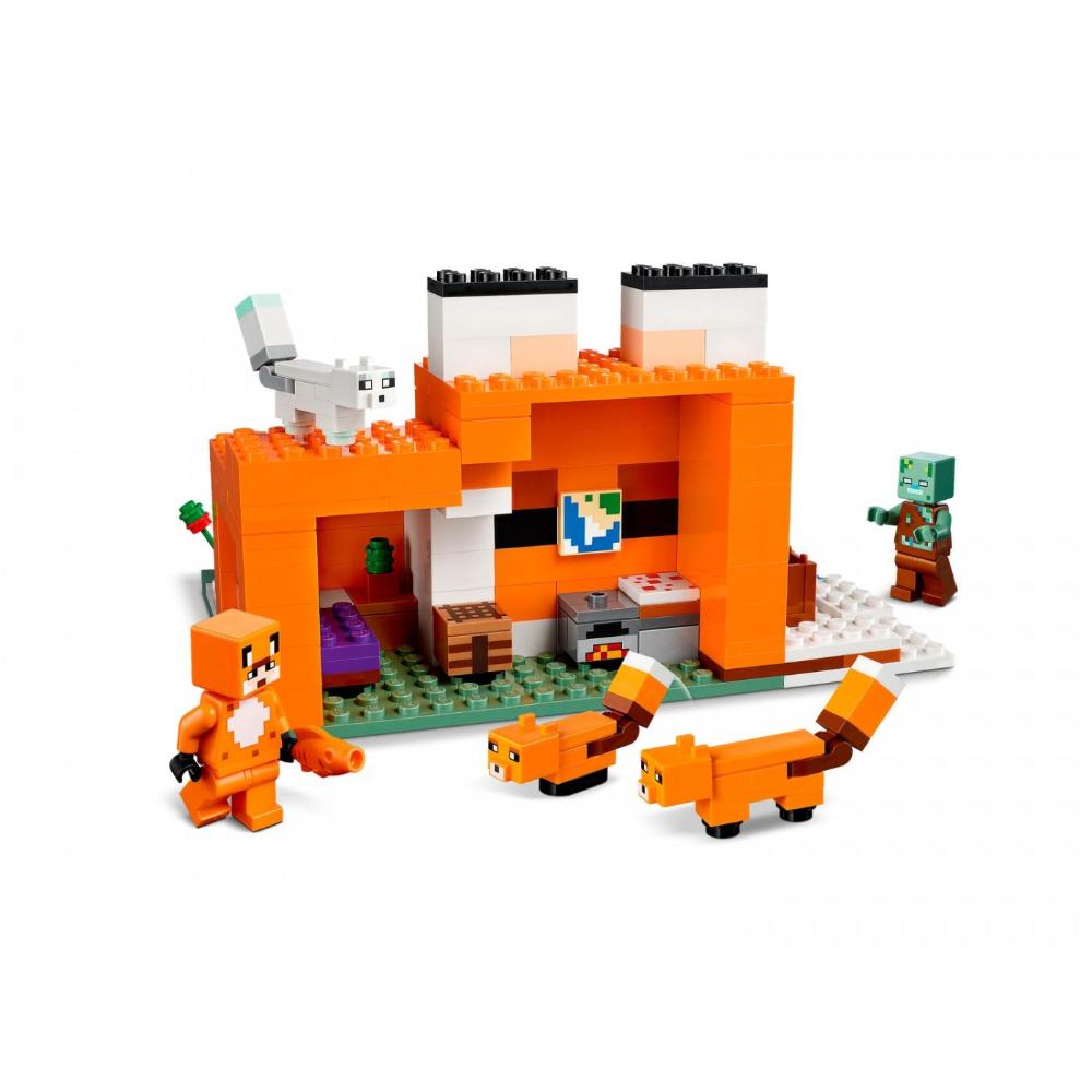 Lego21178 Lego Minecraft Fox Η Καλύβα Των Αλεπούδωνpapell.gr