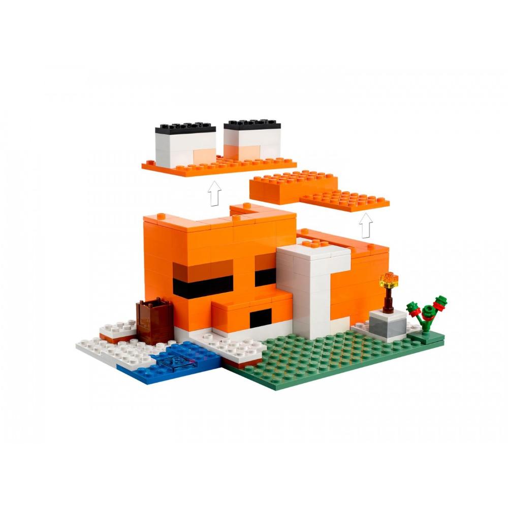 Lego21178 Lego Minecraft Fox Η Καλύβα Των Αλεπούδωνpapell.gr