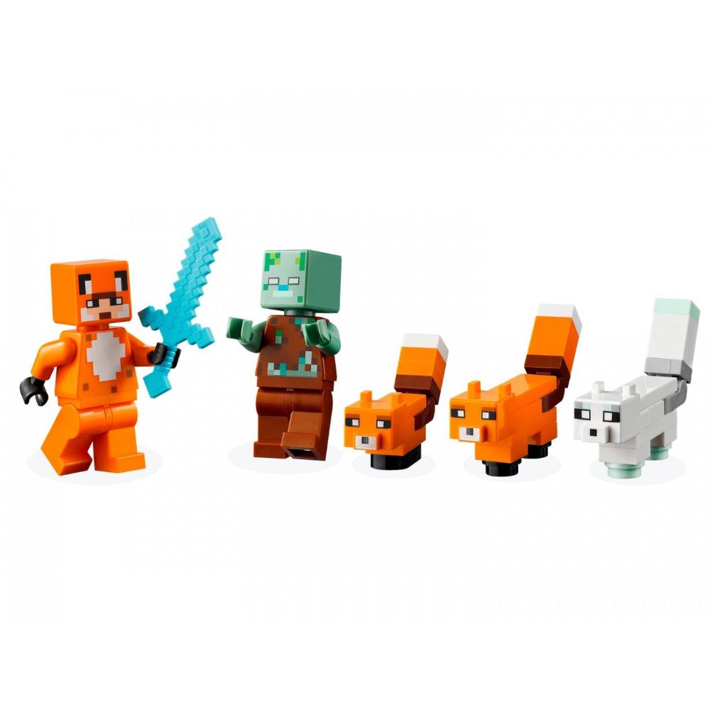 Lego21178 Lego Minecraft Fox Η Καλύβα Των Αλεπούδωνpapell.gr