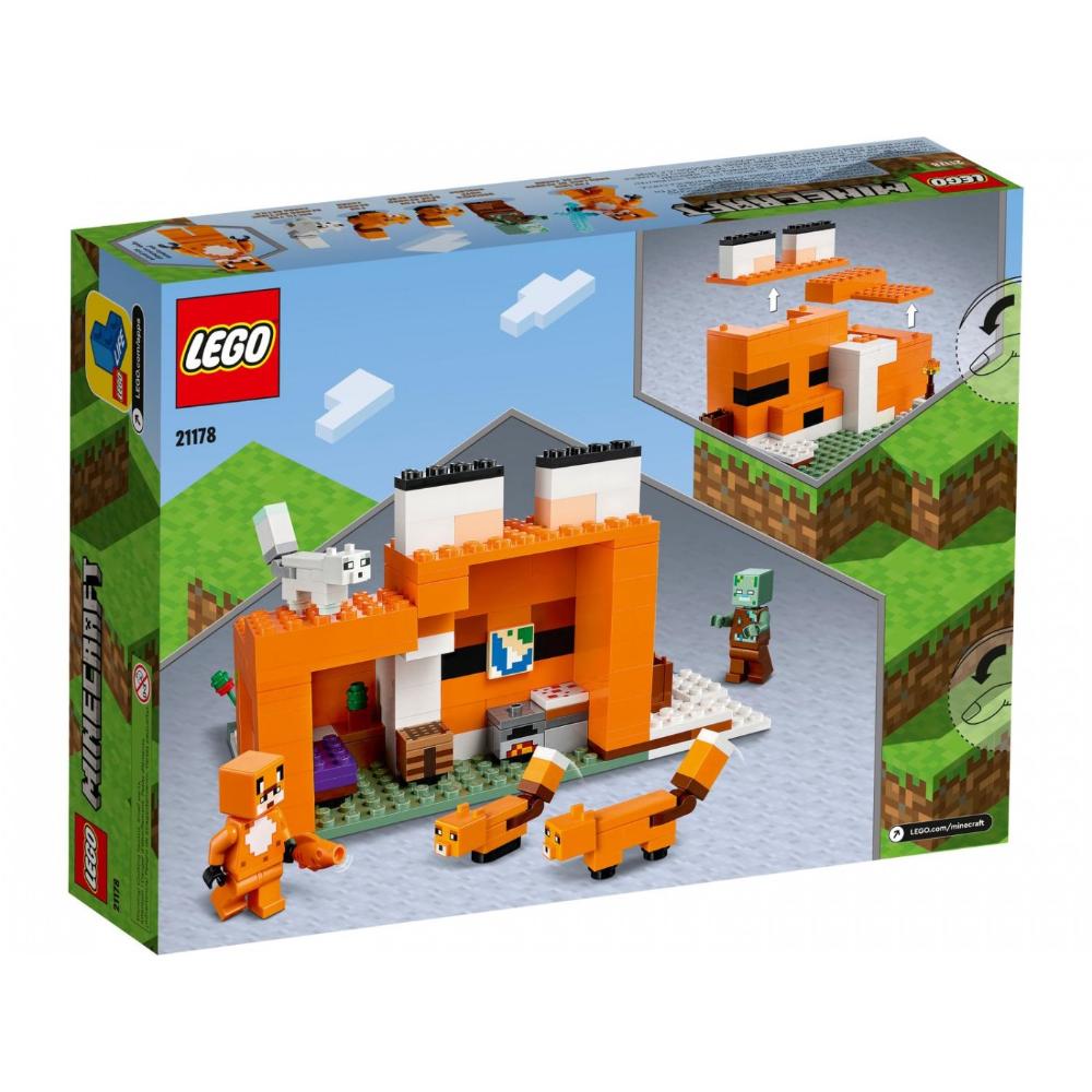 Lego21178 Lego Minecraft Fox Η Καλύβα Των Αλεπούδωνpapell.gr