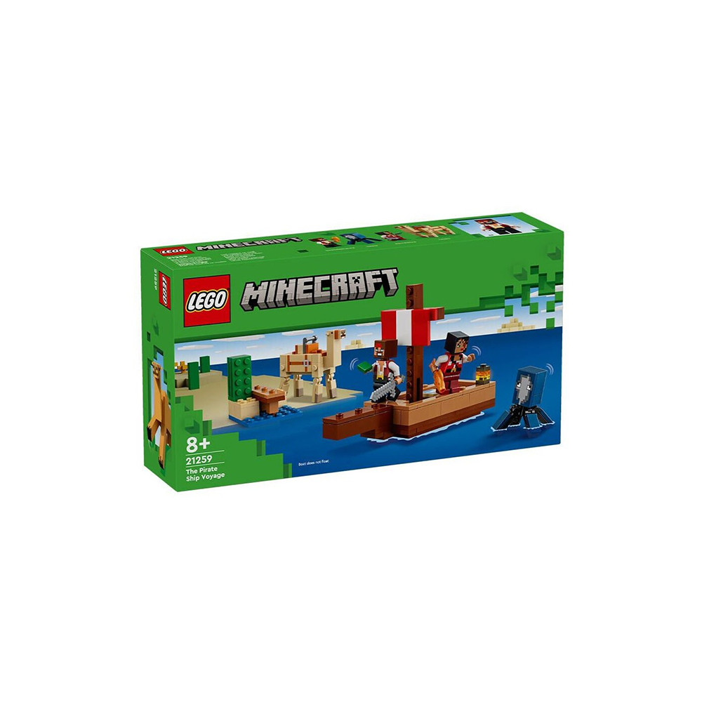 Lego21259 Lego Minecraft Το Ταξίδι Του Πειρατικού Πλοίουpapell.gr