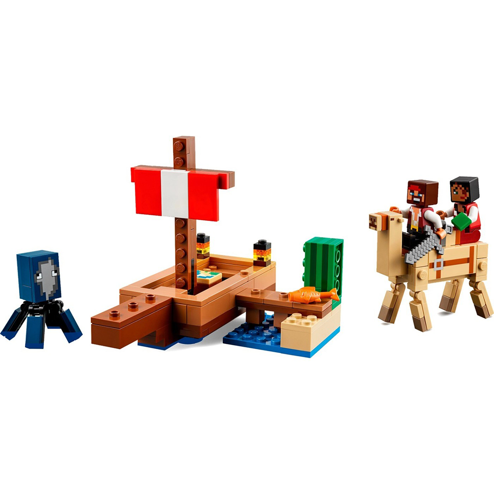 Lego21259 Lego Minecraft Το Ταξίδι Του Πειρατικού Πλοίουpapell.gr