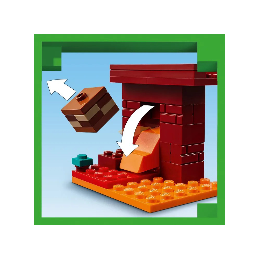 21266 Lego Minecraft Μάχη στη Λάβα του Nether