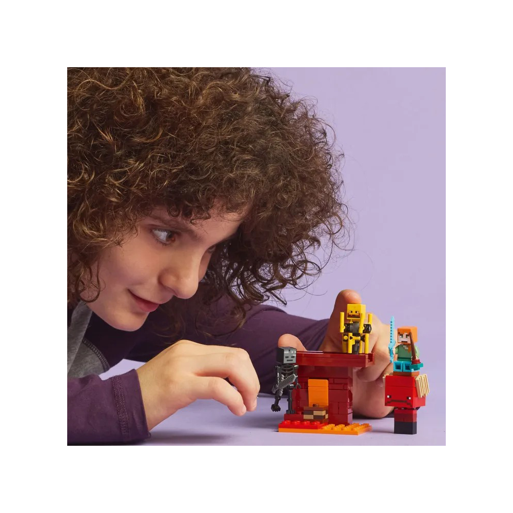 21266 Lego Minecraft Μάχη στη Λάβα του Nether