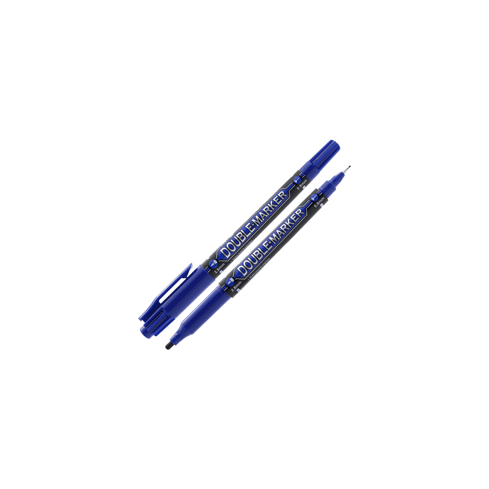 M&Amp;G Double Marker Blue 0.8Mm
