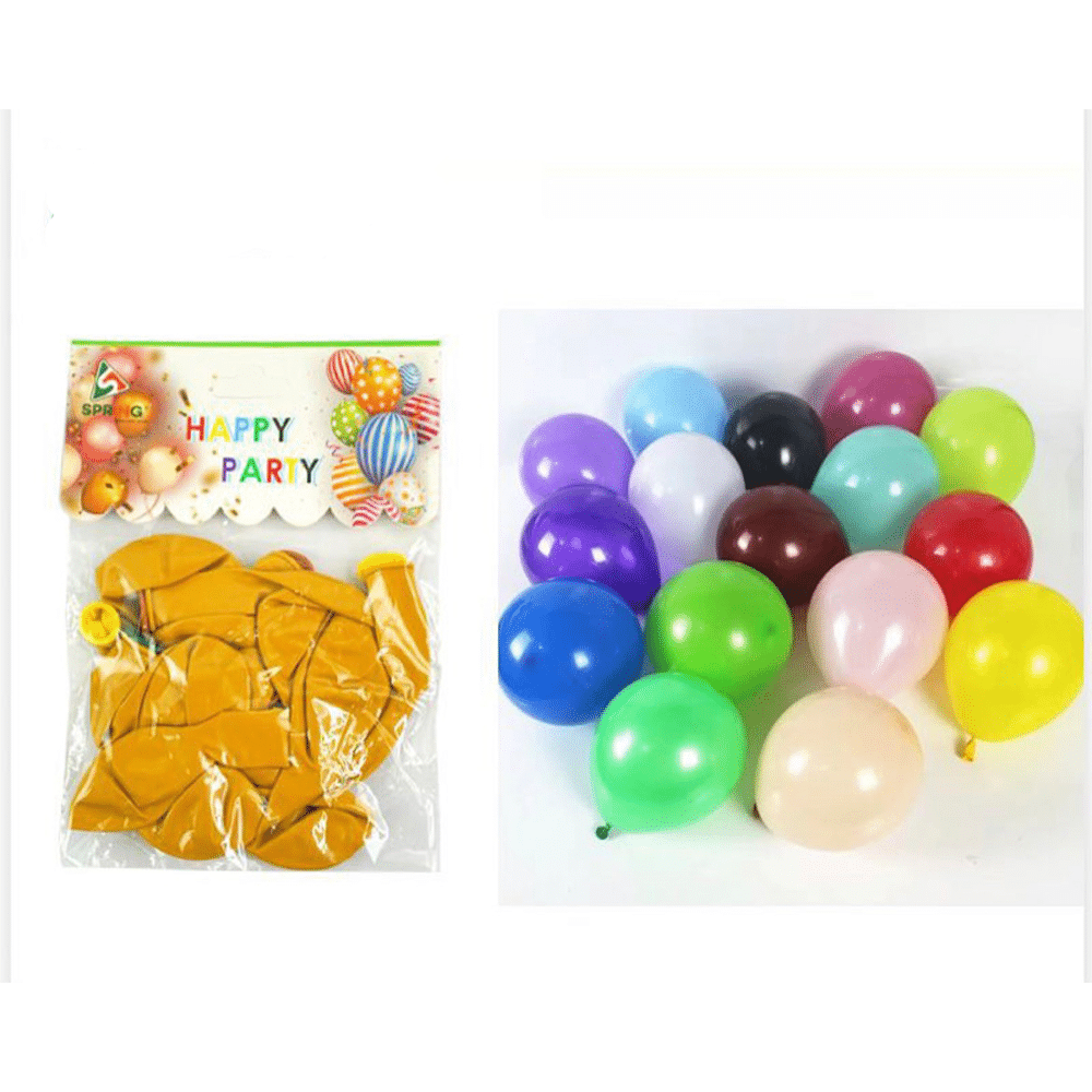 Μπαλονια Διπλα Καφε 12 Τμχ