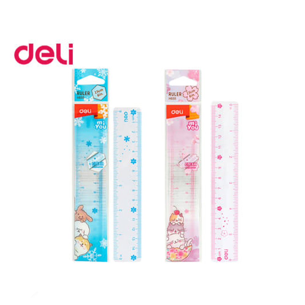 DELIDeli Υποδεκαμετρο 15Cm Blister Miyou 2 Χρωματαpapell.gr