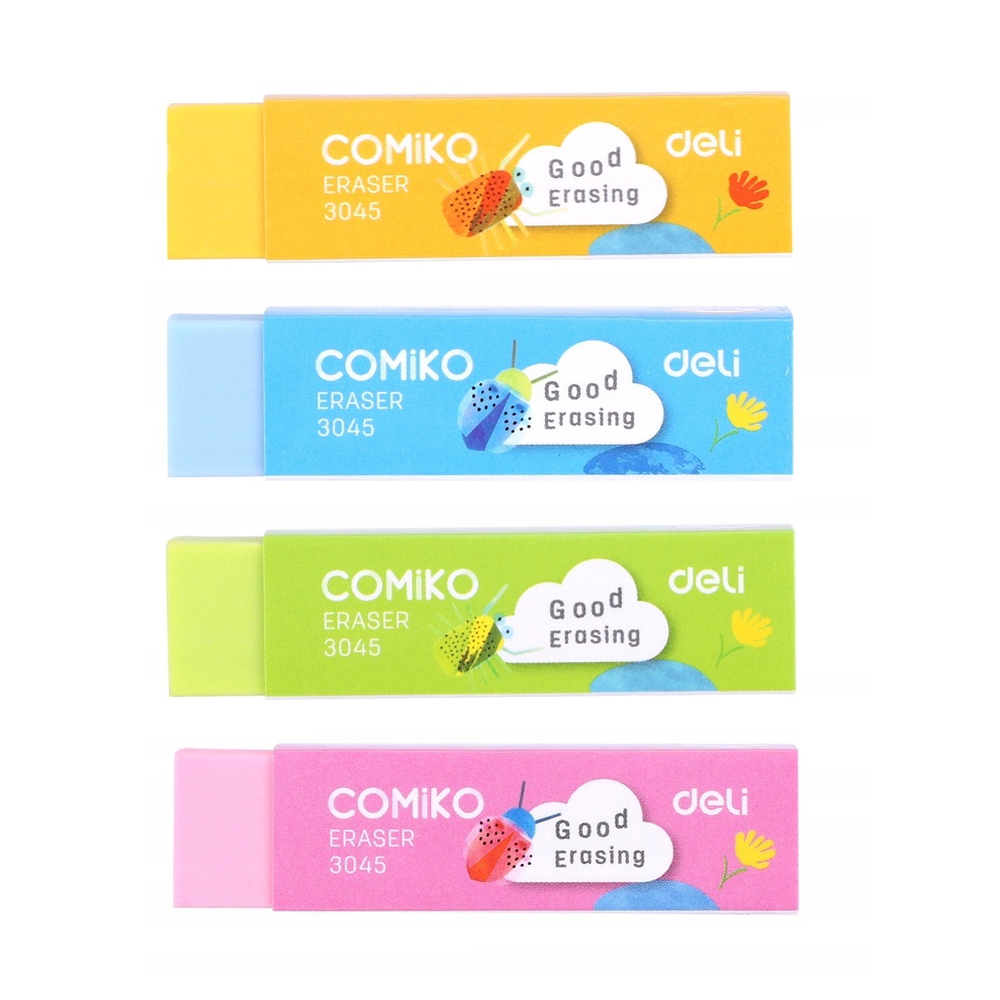 DELIDeli Γόμα Comiko 60X15X15mm 4 Χρώματαpapell.gr