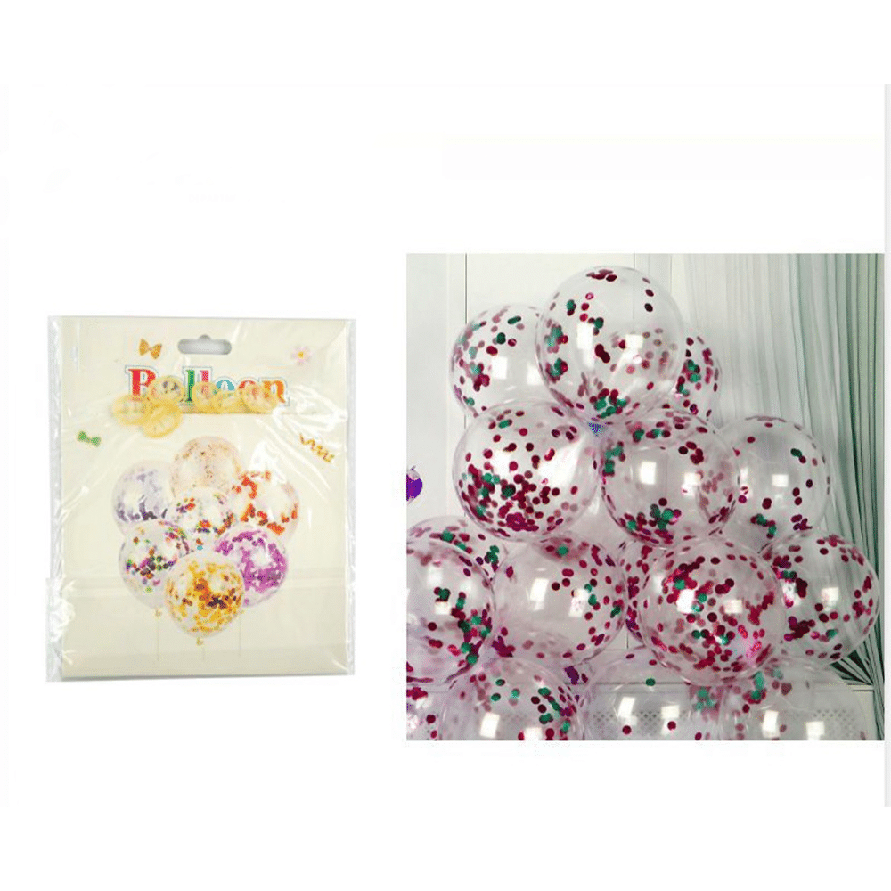 Μπαλονια Κομφετι 6 Τμχ