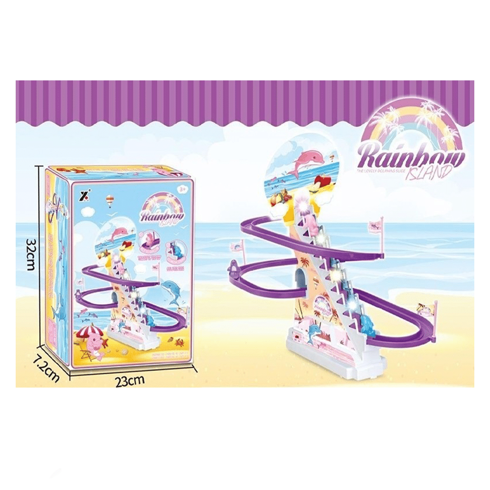 Rainbow Island Δελφινακια Με Φωτα Και Μουσικη