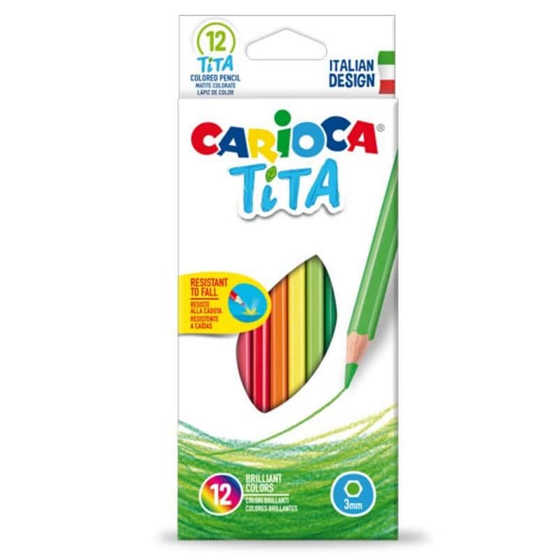 Carioca Tita Ξυλομπογιες 12 Χρωματα