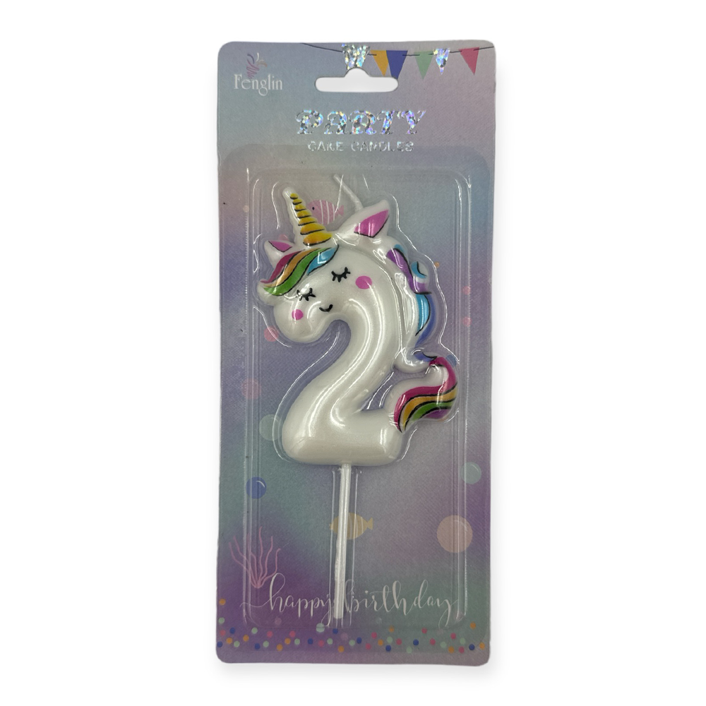 Κεράκι τούρτας Μονόκερος 15 εκ