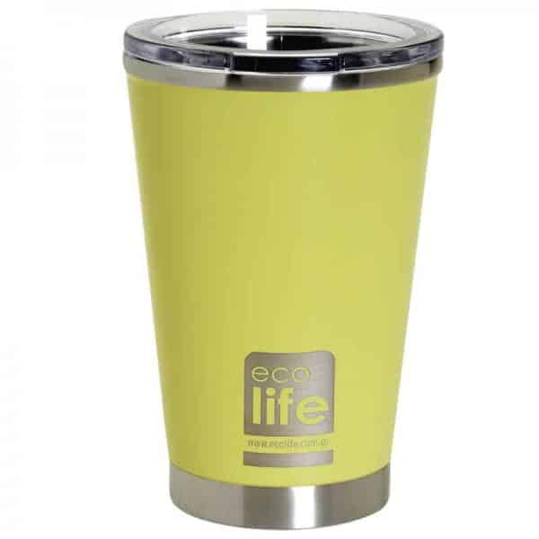 Ecolife Coffee Thermos Yellow 370 Ml