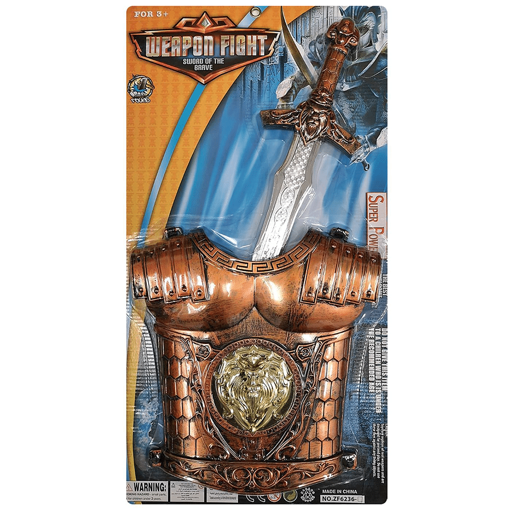 Σετ Μπρουντζινο Πανοπλια, Σπαθι 64X34Cm