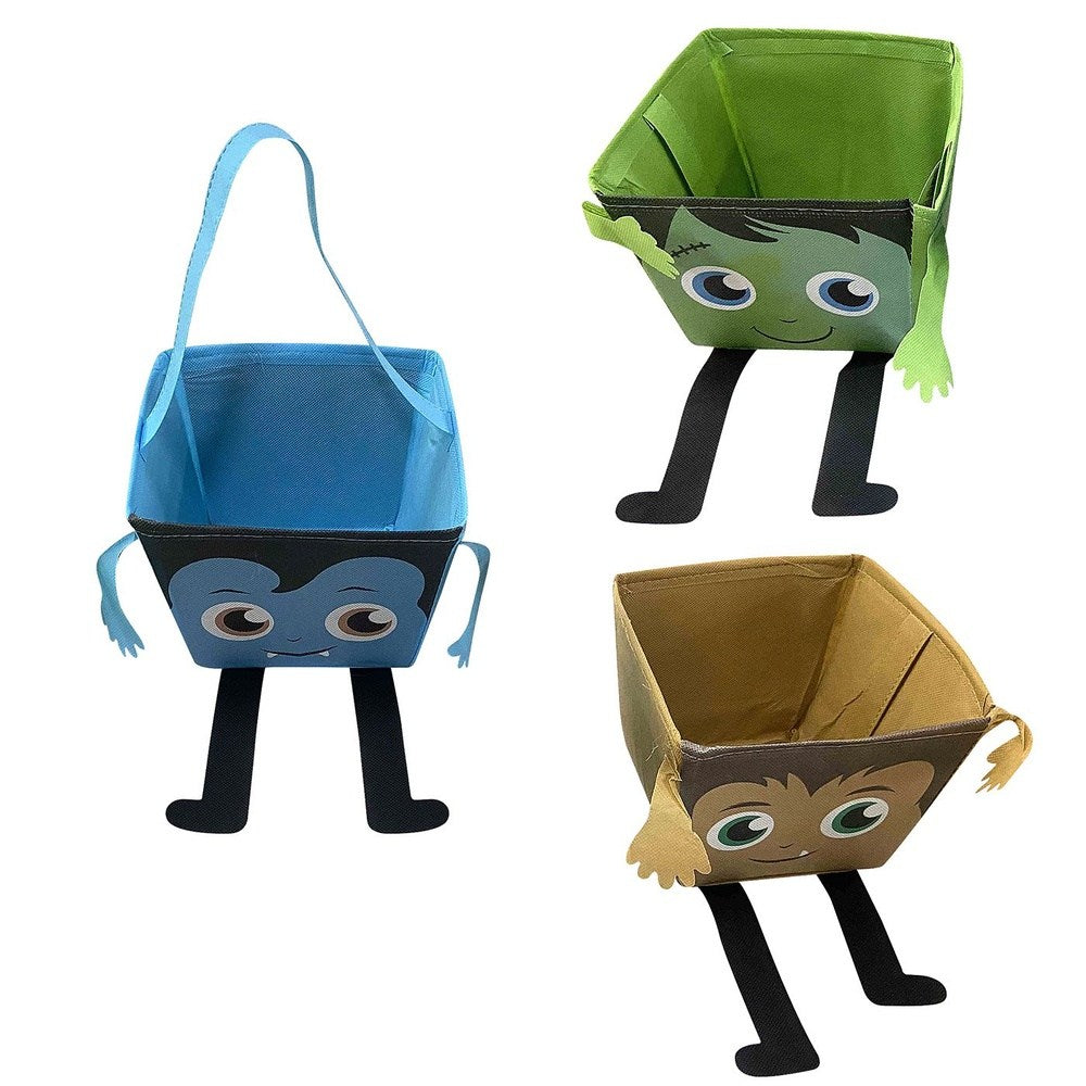 Καλαθι Γλυκων Halloween Ανθρωπακι 3 Σχεδια