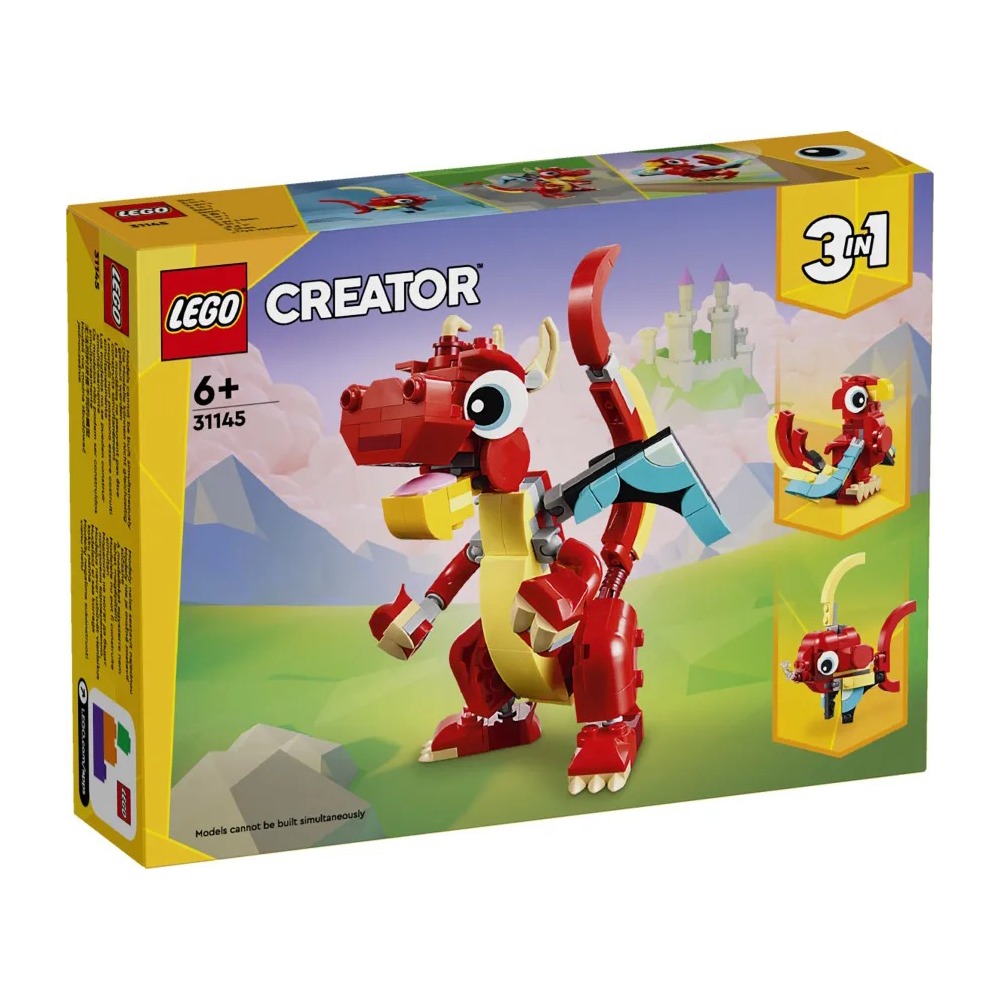 Lego31145 Lego Creator Red Dragonpapell.gr