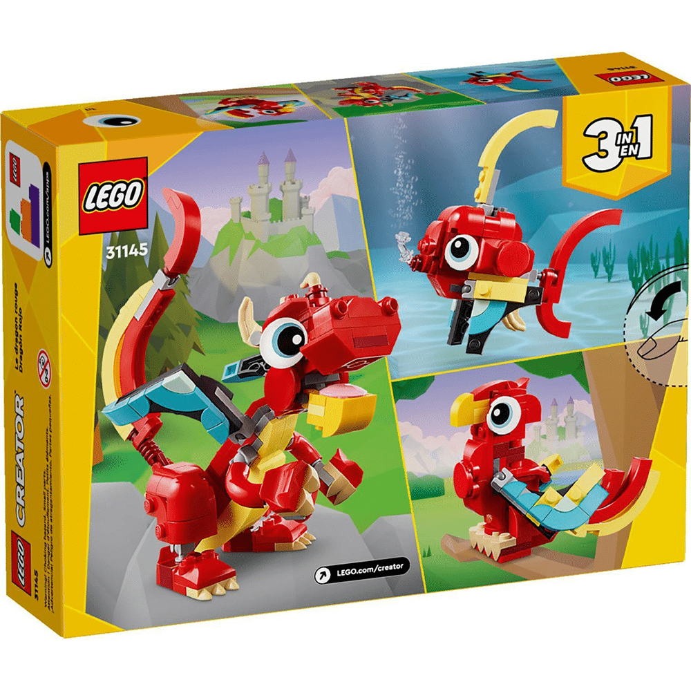 Lego31145 Lego Creator Red Dragonpapell.gr