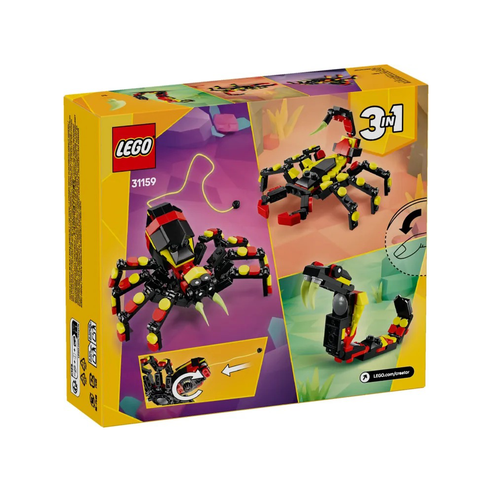 Lego31159 Lego Creator 3in1 Wild Animals: Surprising Spiderpapell.gr
