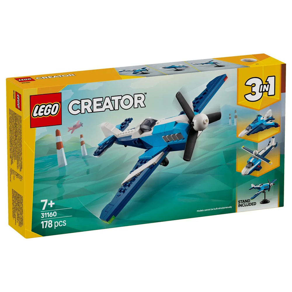 Lego31160 Lego Creator 3in1 Aircraft: Race Planepapell.gr