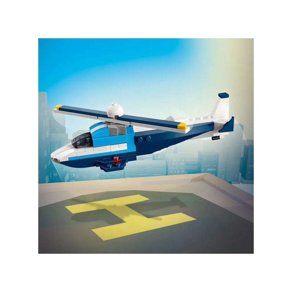 Lego31160 Lego Creator 3in1 Aircraft: Race Planepapell.gr